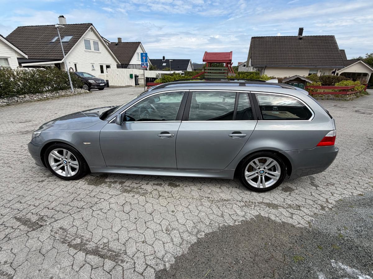 2005 BMW 5-serie 525D 2.5 Diesel, Automat, Cruisekontroll, Skinnseter, Hengerfeste, EU OK til 04.2028