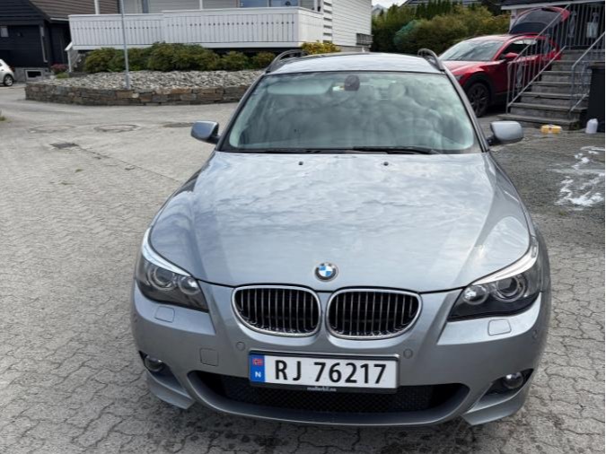 2005 BMW 5-serie 525D 2.5 Diesel, Automat, Cruisekontroll, Skinnseter, Hengerfeste, EU OK til 04.2028