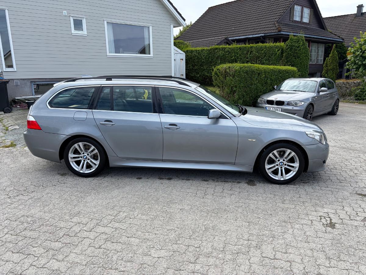2005 BMW 5-serie 525D 2.5 Diesel, Automat, Cruisekontroll, Skinnseter, Hengerfeste, EU OK til 04.2028