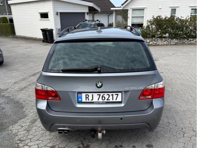 2005 BMW 5-serie 525D 2.5 Diesel, Automat, Cruisekontroll, Skinnseter, Hengerfeste, EU OK til 04.2028