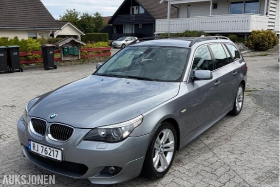 2005 BMW 5-serie 525D 2.5 Diesel, Automat, Cruisekontroll, Skinnseter, Hengerfeste, EU OK til 04.2028