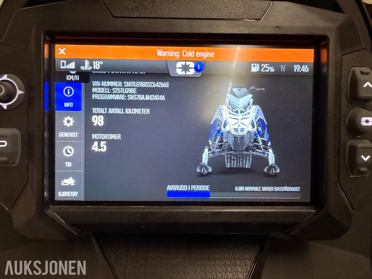 2025 Polaris 9R RMK Khaos Slash - snøscooter