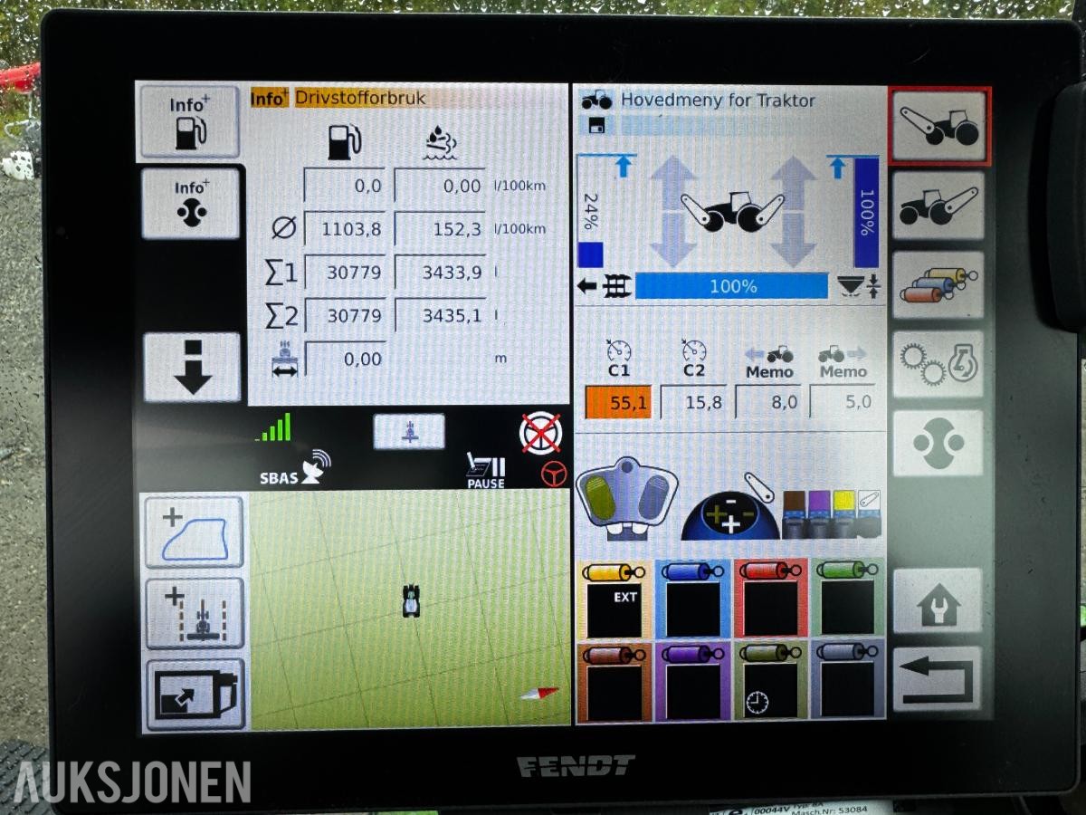 2020 Fendt 828 Vario BRØYTERIGGET, FRONT PTO, SOMMER OG VINTERHJUL