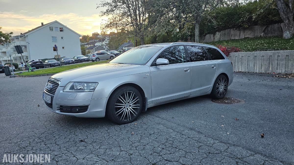 2007 AUDI A6 2.0 TDI 140HK AUTOMAT CRUISEKONTROLL, SKINNSETER