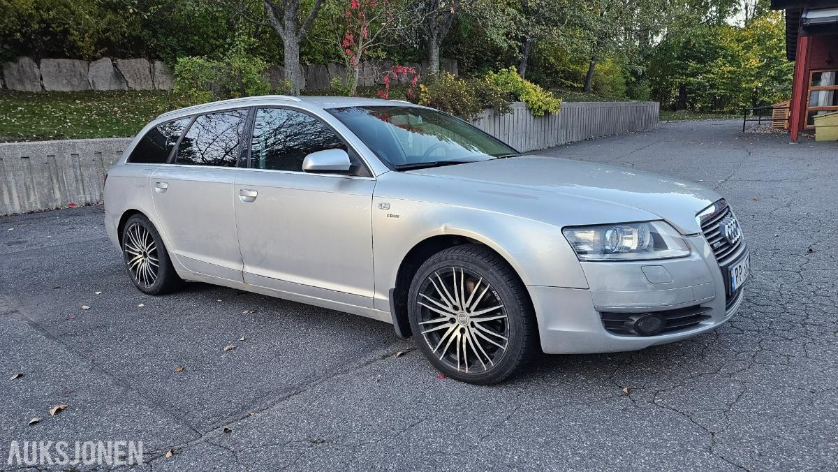 2007 AUDI A6 2.0 TDI 140HK AUTOMAT CRUISEKONTROLL, SKINNSETER