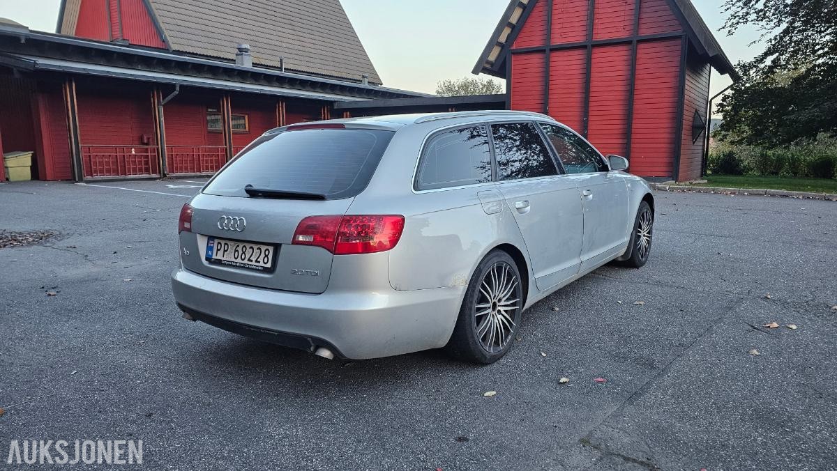 2007 AUDI A6 2.0 TDI 140HK AUTOMAT CRUISEKONTROLL, SKINNSETER