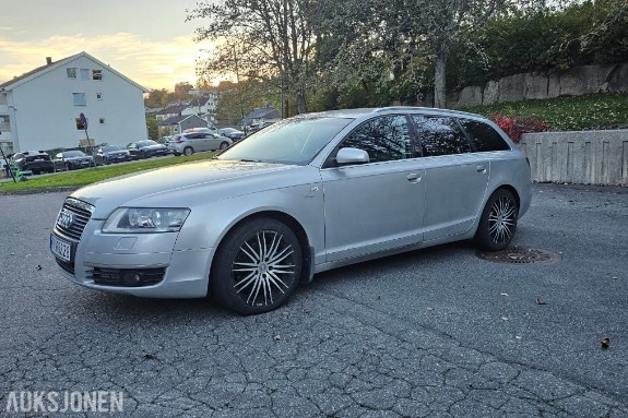 2007 AUDI A6 2.0 TDI 140HK AUTOMAT CRUISEKONTROLL, SKINNSETER