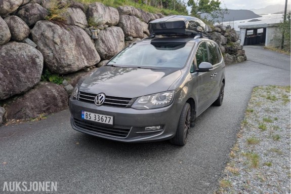 2012 Volkswagen Sharan 2.0 140hk 4MOTION cruisekontroll hengerfeste takrails eu ok 11.2027 