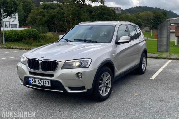2012 BMW X3 xDrive20d Automat, Adaptiv cruisekontroll, Ryggekamera, Hengerfeste