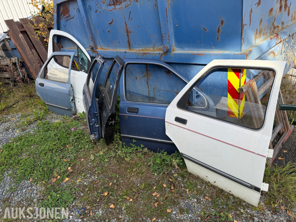 Ford-Sierra og Granadadeler Dører støtfangere og bakrute