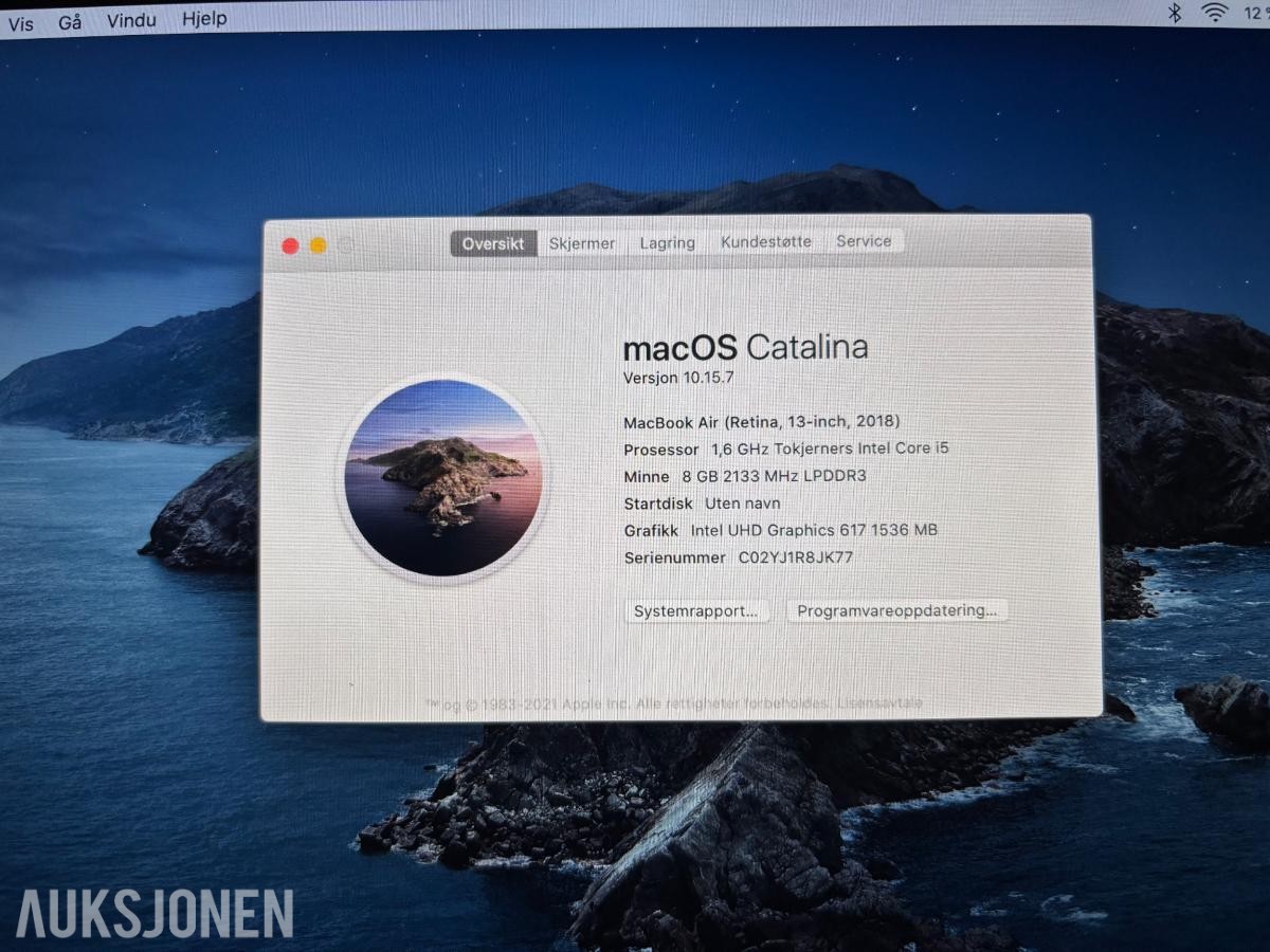 2018 Macbook Apple Air 13''