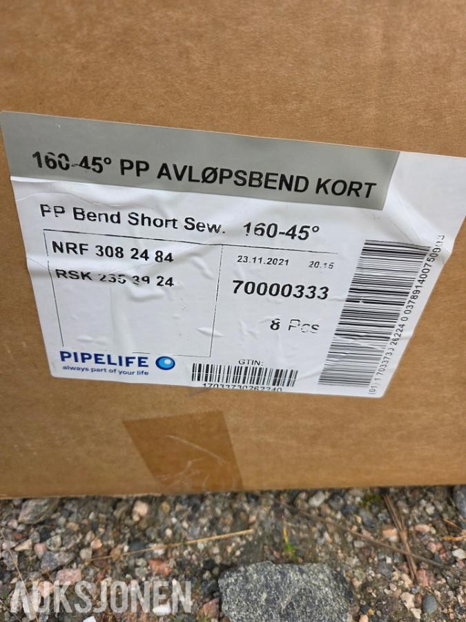 Diverse rørdeler *UTEN MINSTEPRIS*