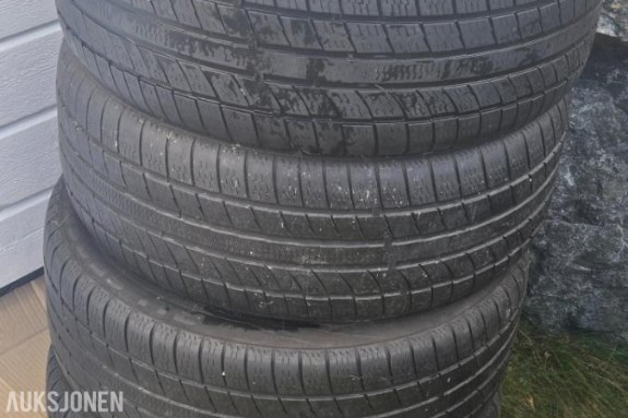 4 stk aluminium felger med Ovation dekkene All season til Toyota Toyota Avensis, Toyota Corolla, Toyota Prius, Toyota Verso