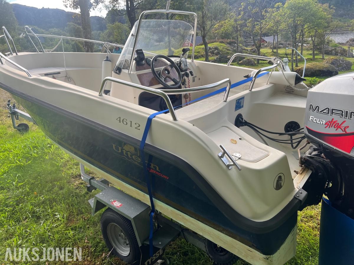 1998 Uttern 4612 exclusive båt med reg henger