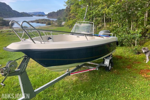 1998 Uttern 4612 exclusive båt med reg henger