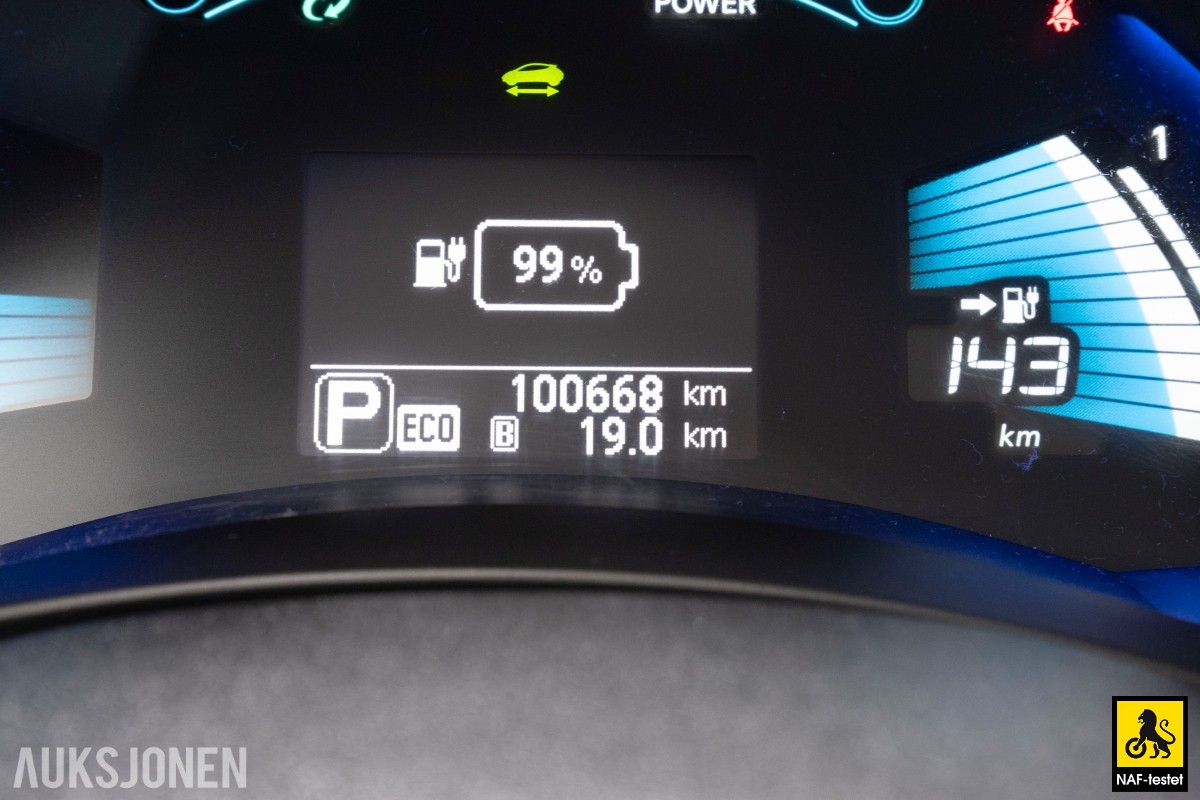 2016 Nissan Leaf 30 KWH NAVI CRUISE KAMERA RATTVARME DAB