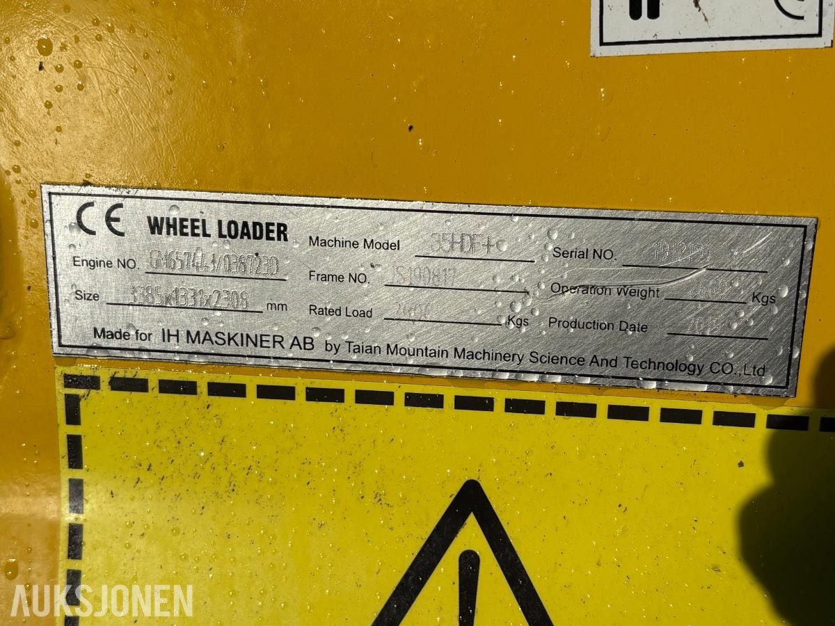 2020 SM Loader 2380F Hjullaster – Industriversjon – 433 timer