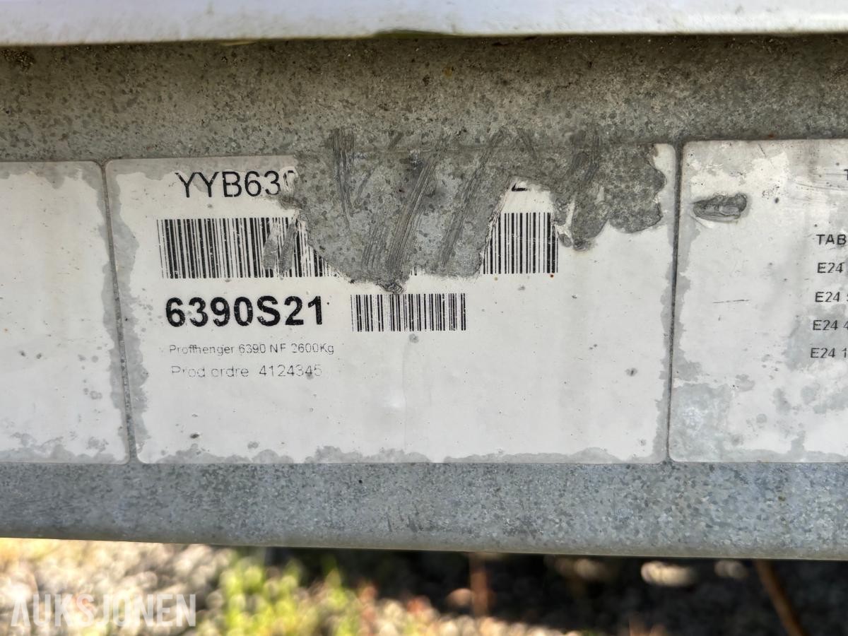 2018 Tysse  6390S21 - Varehenger - Tilpasset pressening - Stålbunn