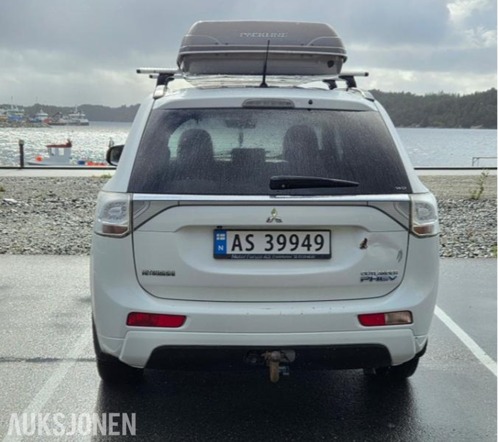 2014 Mitsubishi Outlander PHEV 2.0 Plug-in Hybrid 164 4WD Cruisekontroll, Ryggekamera