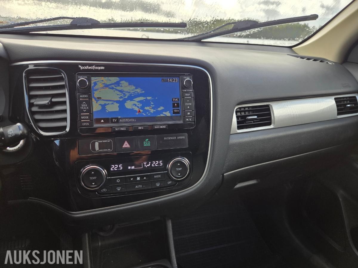 2014 Mitsubishi Outlander PHEV 2.0 Plug-in Hybrid 164 4WD Cruisekontroll, Ryggekamera
