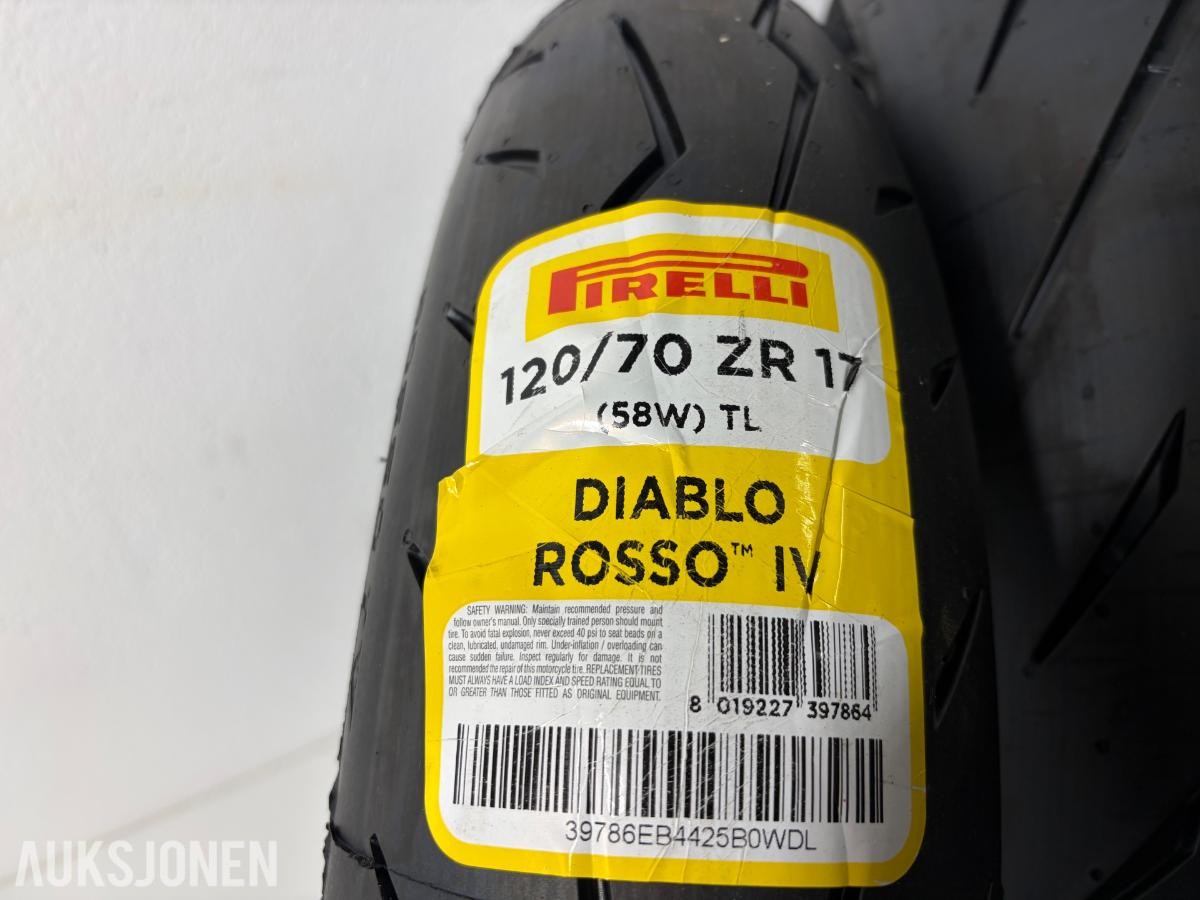 2025 Pirelli Diablo Rosso motorsykkeldekk