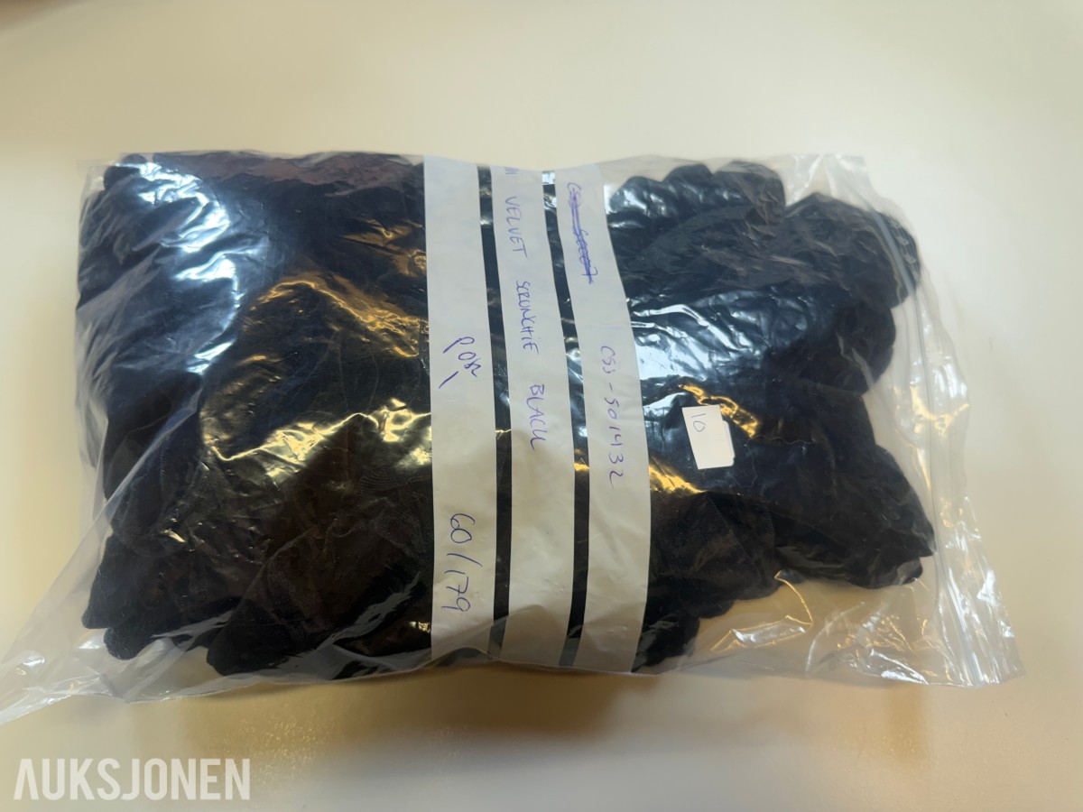 Stort parti scrunchies og hårklyper ca 300 stk
