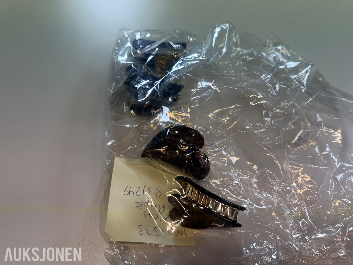 Stort parti scrunchies og hårklyper ca 300 stk