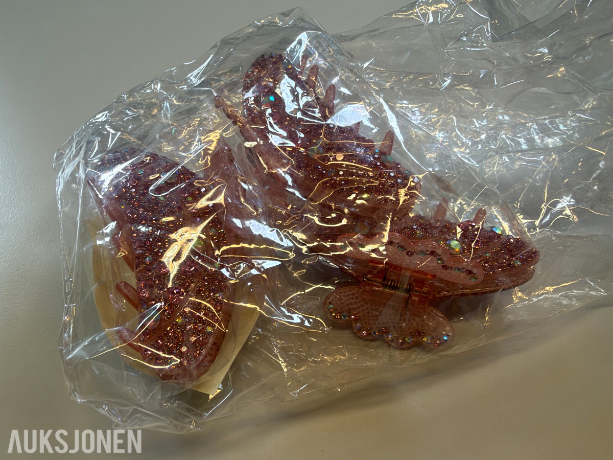 Stort parti scrunchies og hårklyper ca 300 stk
