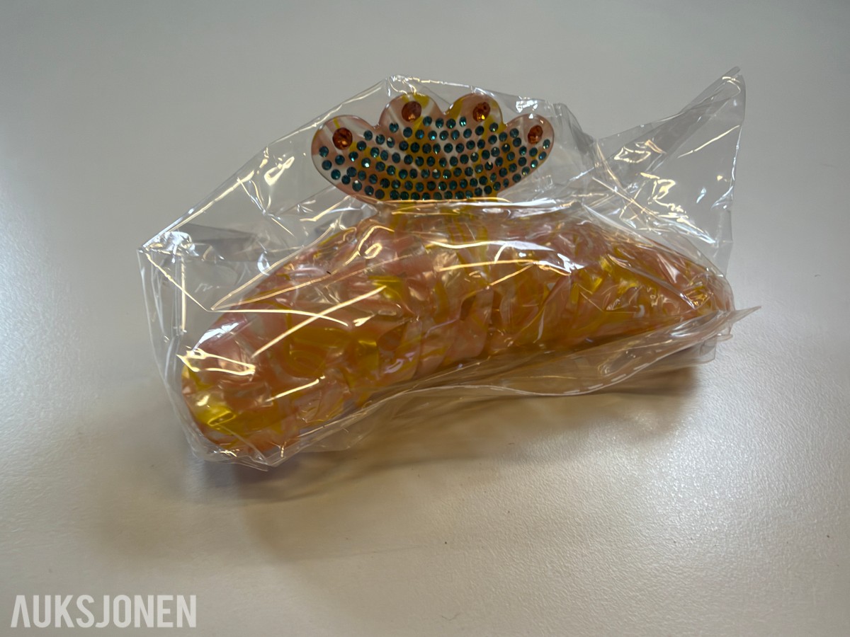 Stort parti scrunchies og hårklyper ca 300 stk