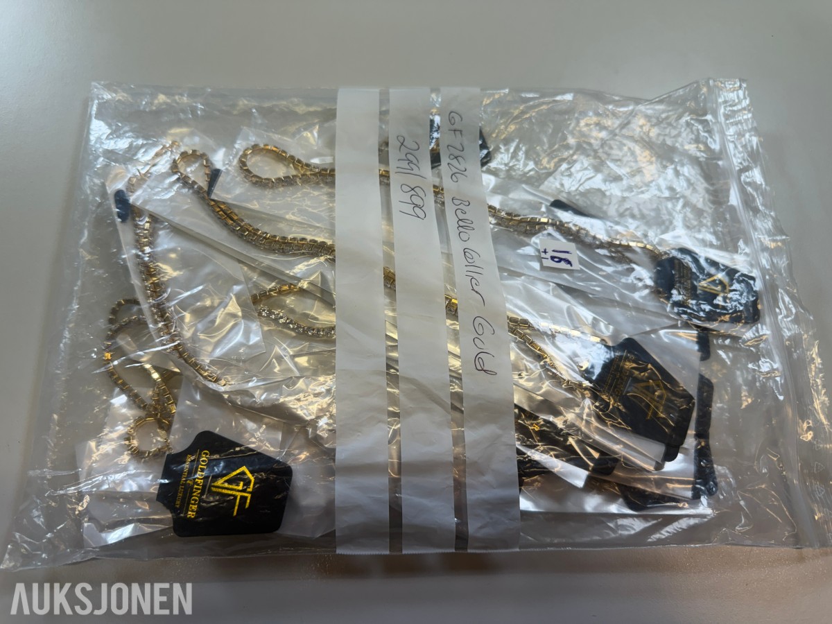 Ca 1200 stk smykker - halskjeder, armbånd og øredobber