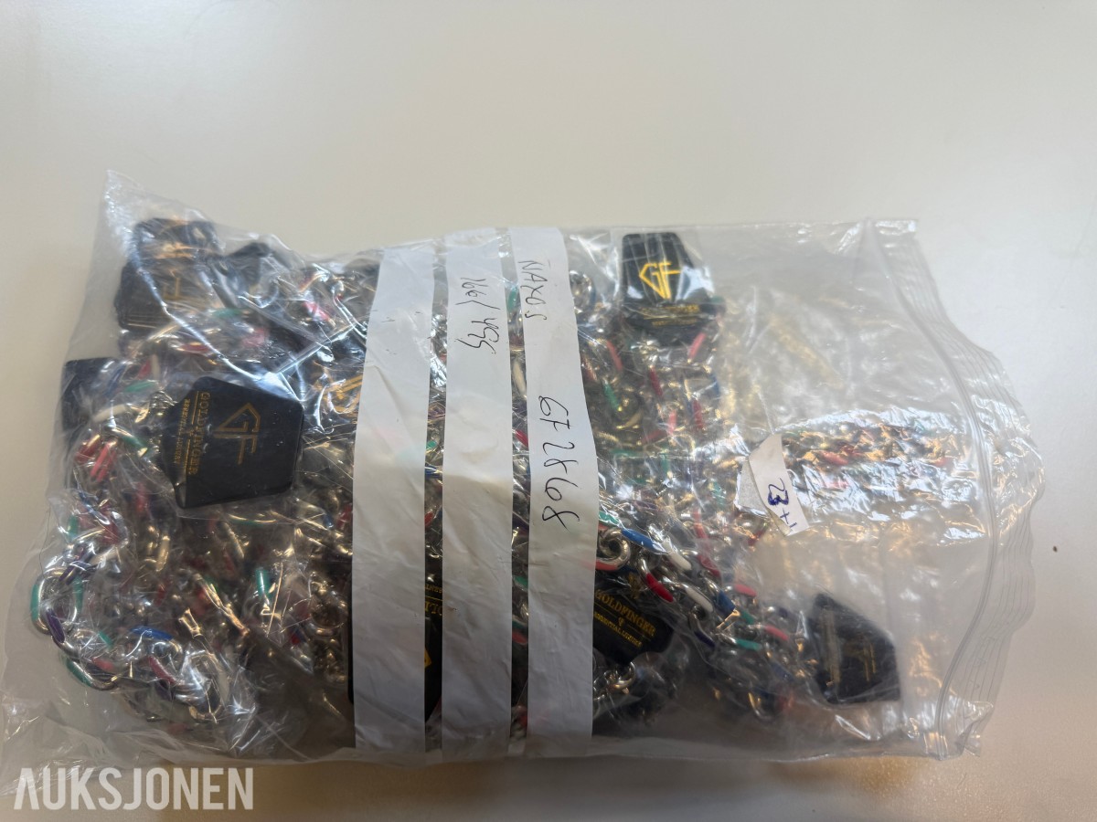 Ca 1200 stk smykker - halskjeder, armbånd og øredobber