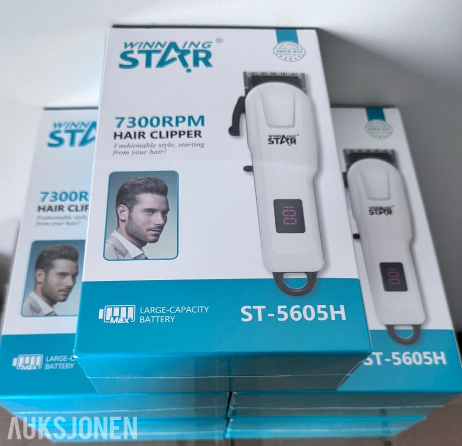 5 stk. helt nye og ubrukte hårklippere av modellen Winnin