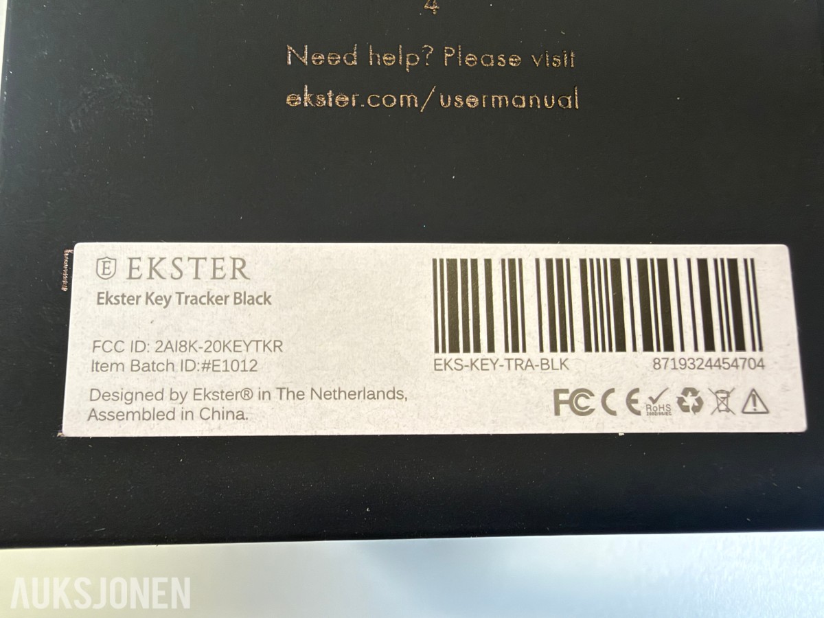 Parti Ekster Key Tracker og Tracker Card