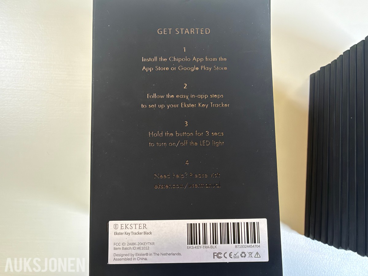 Parti Ekster Key Tracker og Tracker Card