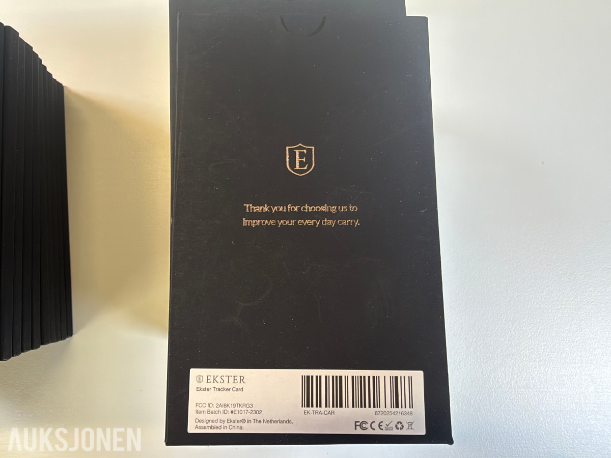 Parti Ekster Key Tracker og Tracker Card