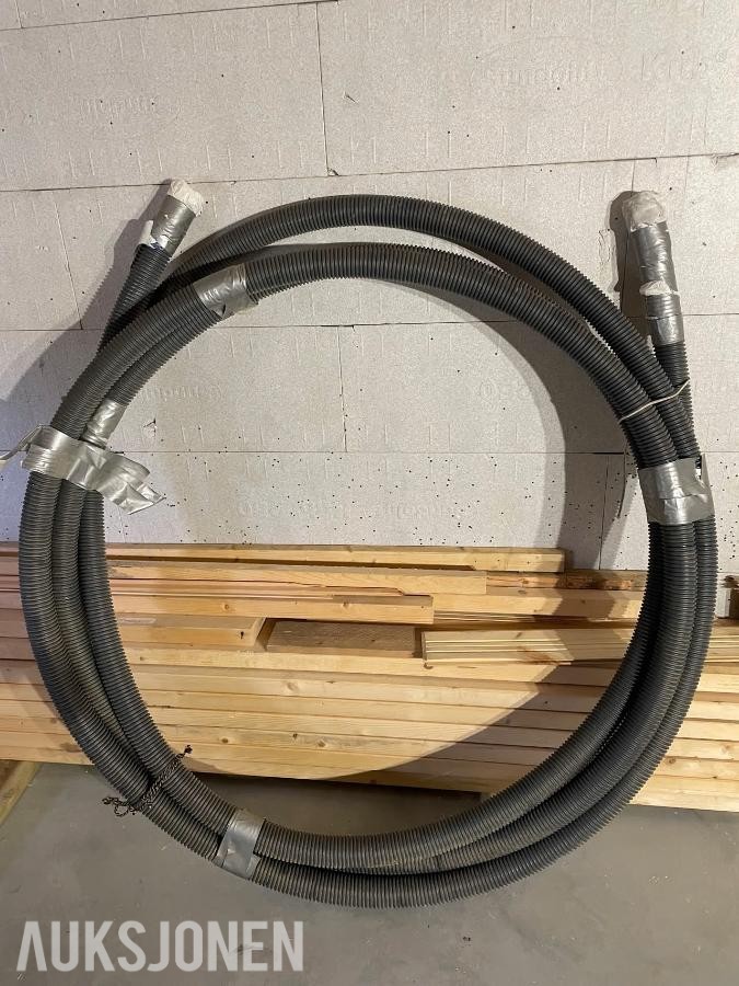 15m Isoterm Vannrør med blå varmekabel