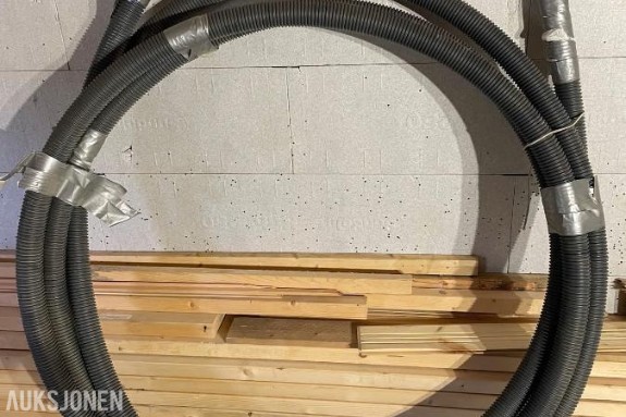 15m Isoterm Vannrør med blå varmekabel