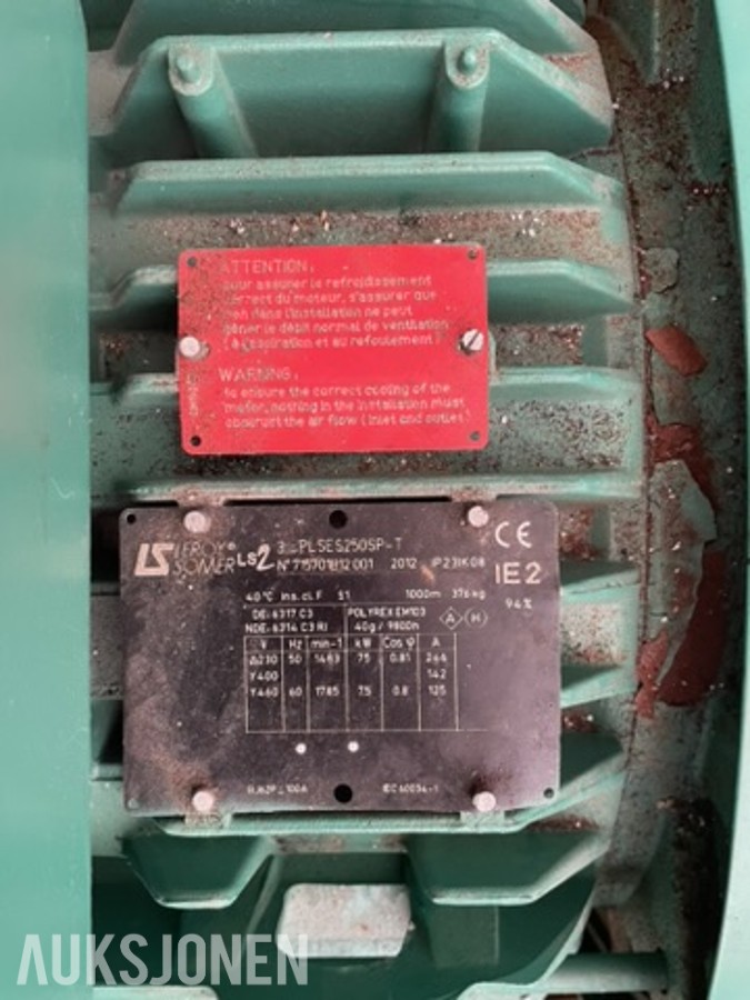 Leroy-Somer PLS elektromotor 75 kW