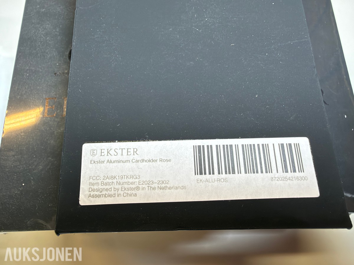 Parti Ekster Aluminum Cardholder – 18K Gold og Rose