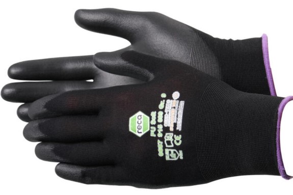 Reca Hanske Nylon Svart 504 Par