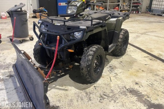 2018 Polaris Sportsman 570 EPS ATV med Polaris Brøyteskjær
