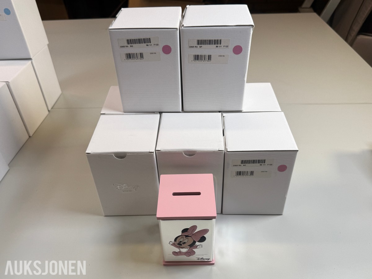 Parti Disney Baby sparebøsser – Mickey Mouse, Minnie Mouse og Simba