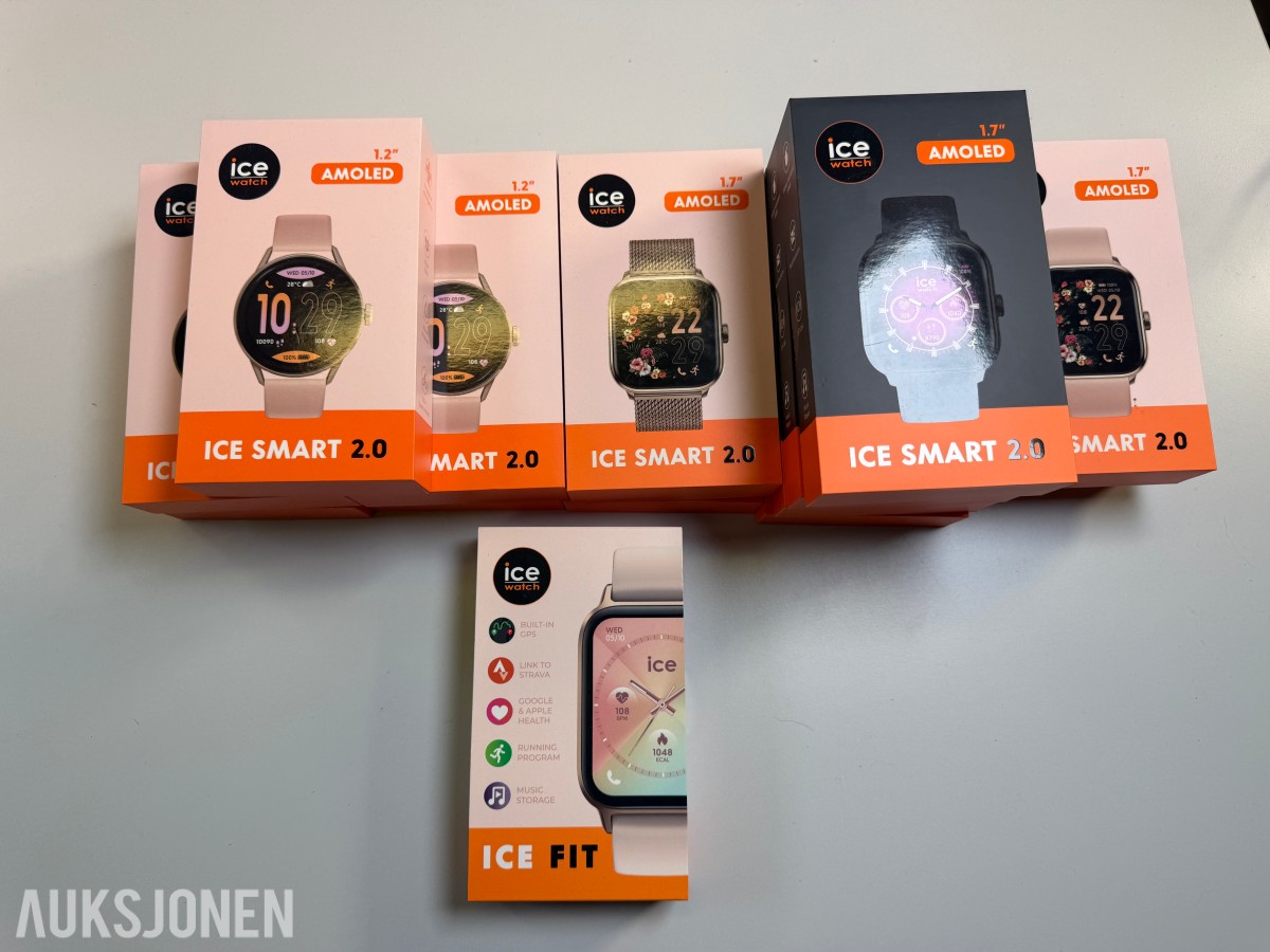 Parti ICE-Watch ICE smart 2.0 og ICE fit 1.0 smartklokker