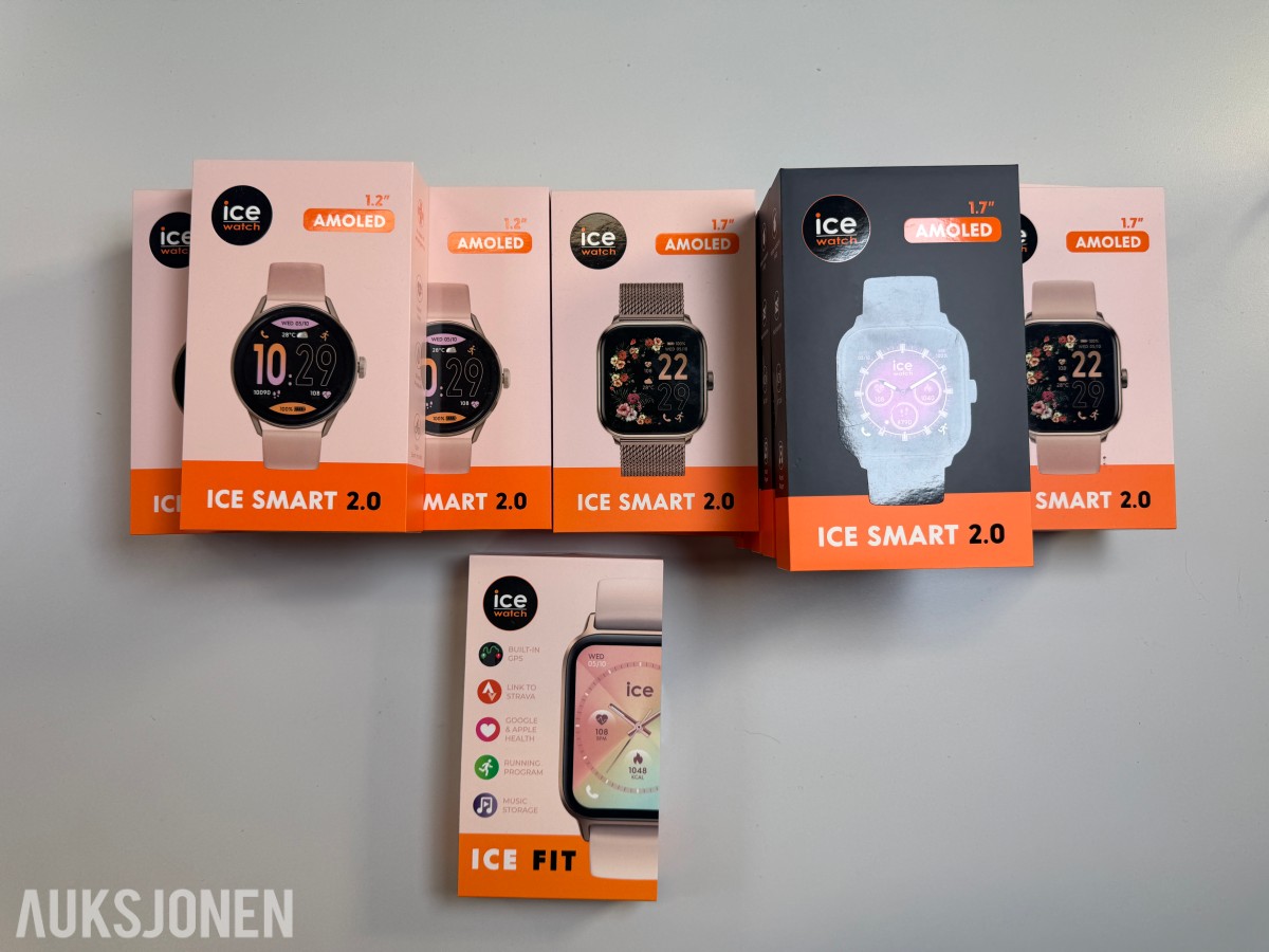 Parti ICE-Watch ICE smart 2.0 og ICE fit 1.0 smartklokker