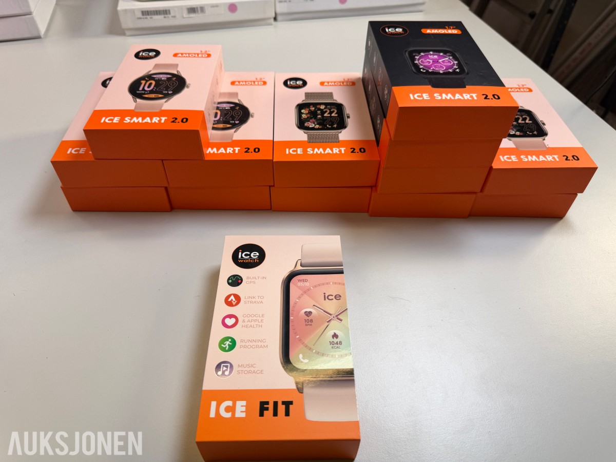 Parti ICE-Watch ICE smart 2.0 og ICE fit 1.0 smartklokker