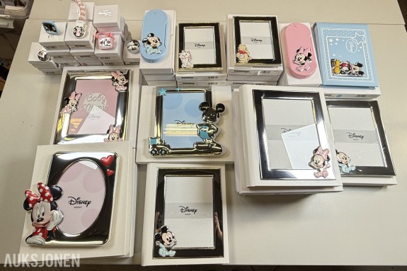 Parti Disney Baby fotorammer, fotoalbum og tilbehør – Mickey, Minnie, Marie og Winnie the Pooh
