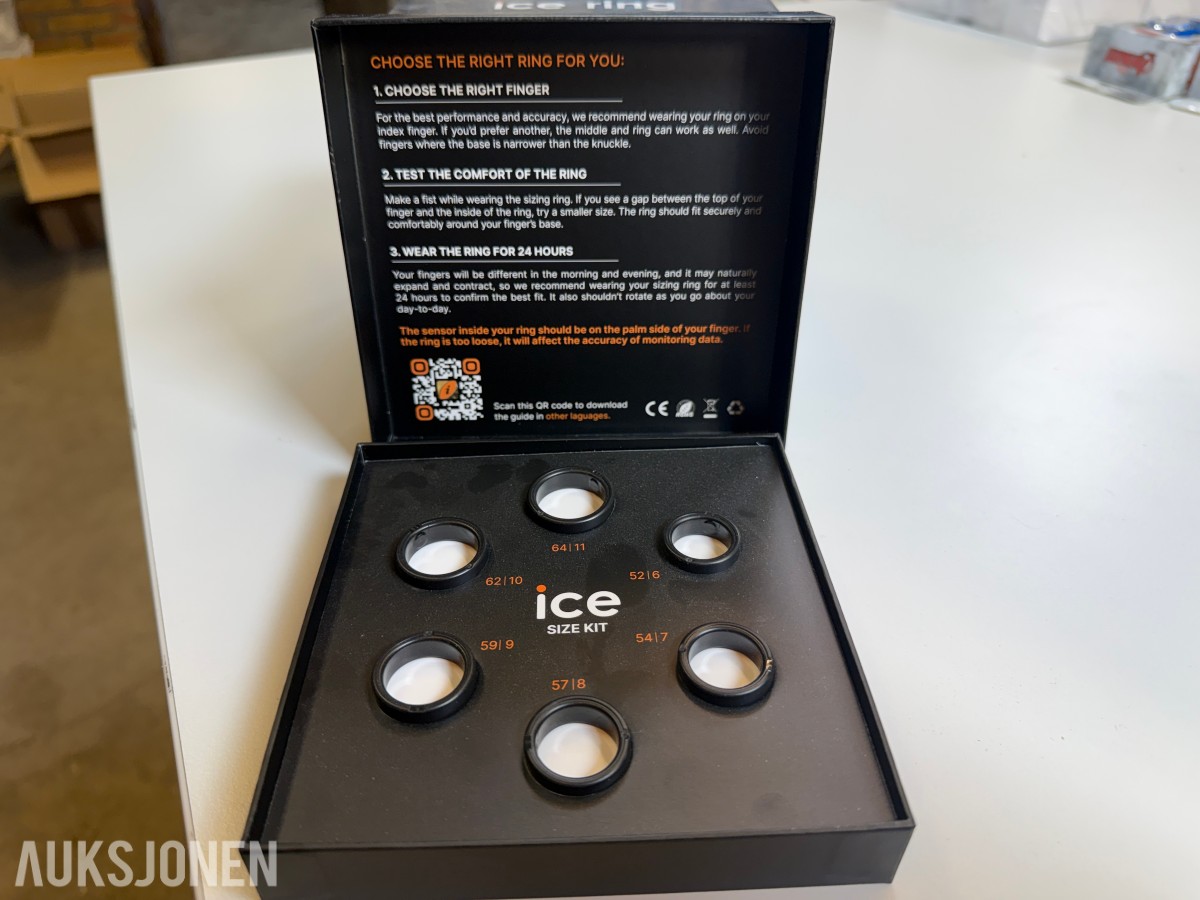 Parti ICE-Watch ICE Ring smartringer med størrelsessett