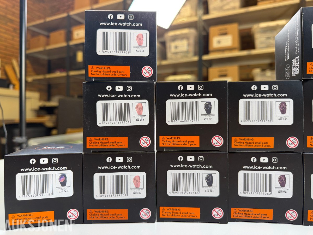 Stort parti ICE-Watch armbåndsur – ICE Cosmos og flere modeller