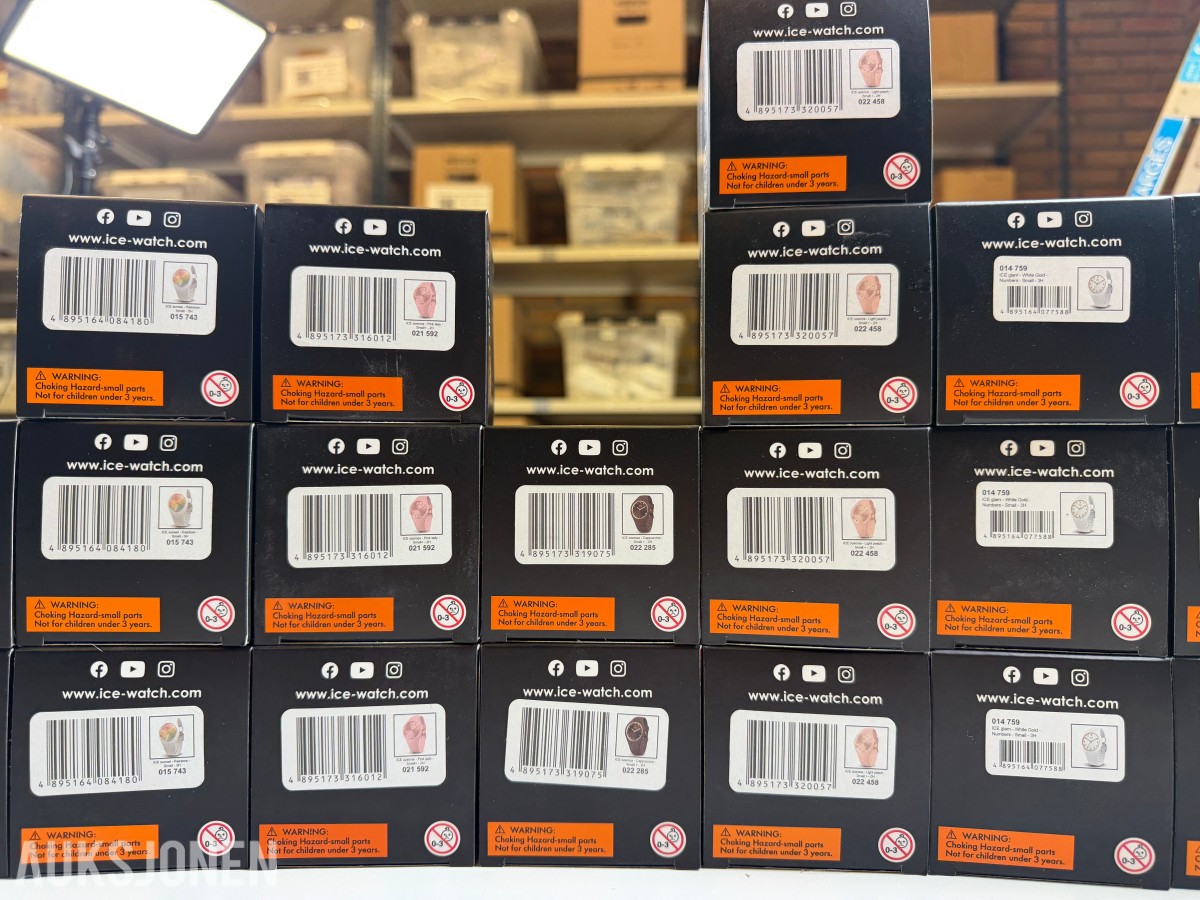 Stort parti ICE-Watch armbåndsur – ICE Cosmos og flere modeller