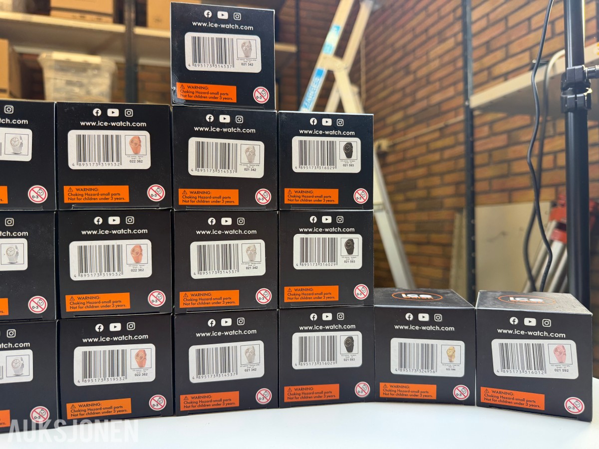 Stort parti ICE-Watch armbåndsur – ICE Cosmos og flere modeller